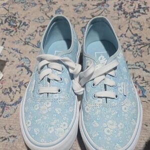 Vans Sky Blue Patterned Sneakers